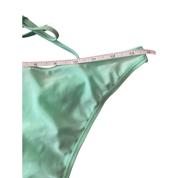 Bikini Women's Swimwear 2pc Size Small Mint Green & Coral - Picture 7 of 16